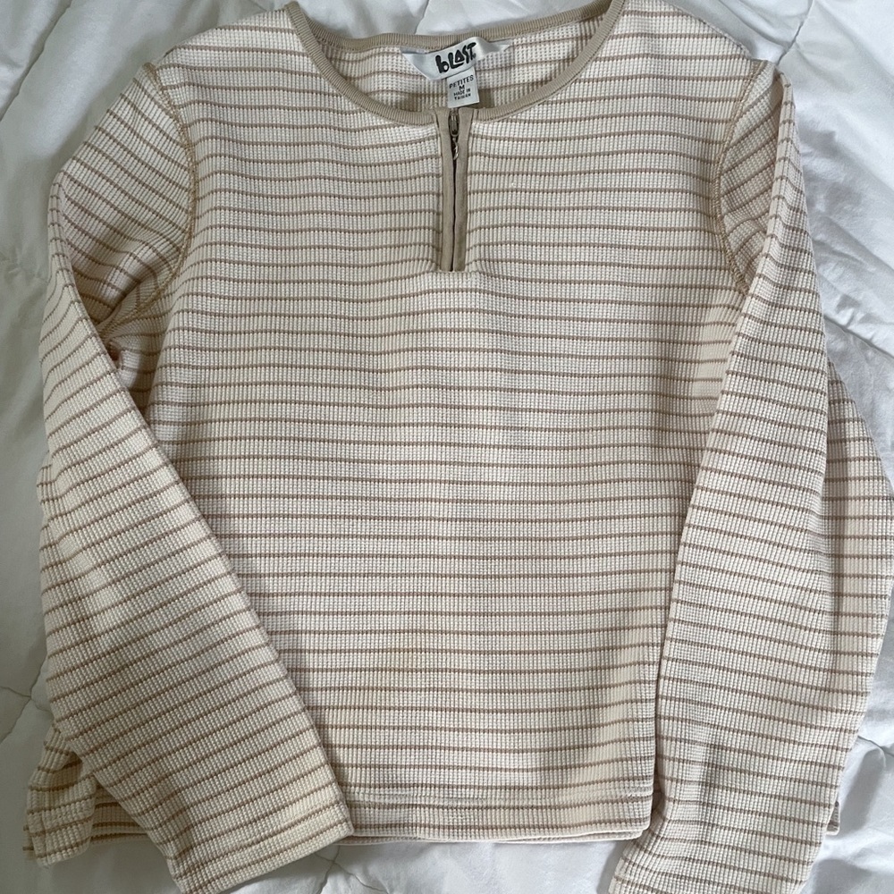 Women’s Neutral striped long sleeve
